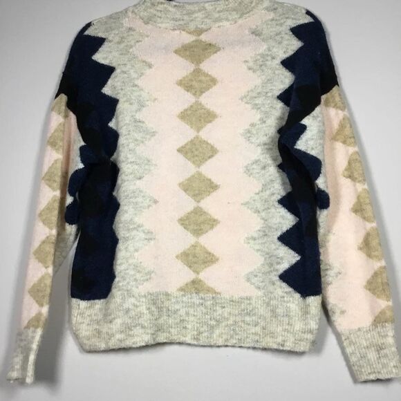 RD Style Geometric Western Aztec Southwestern Multicolor Knitted Sweater XS - Picture 3 of 10